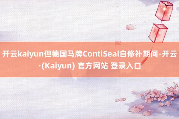 开云kaiyun但德国马牌ContiSeal自修补期间-开云·(Kaiyun) 官方网站 登录入口